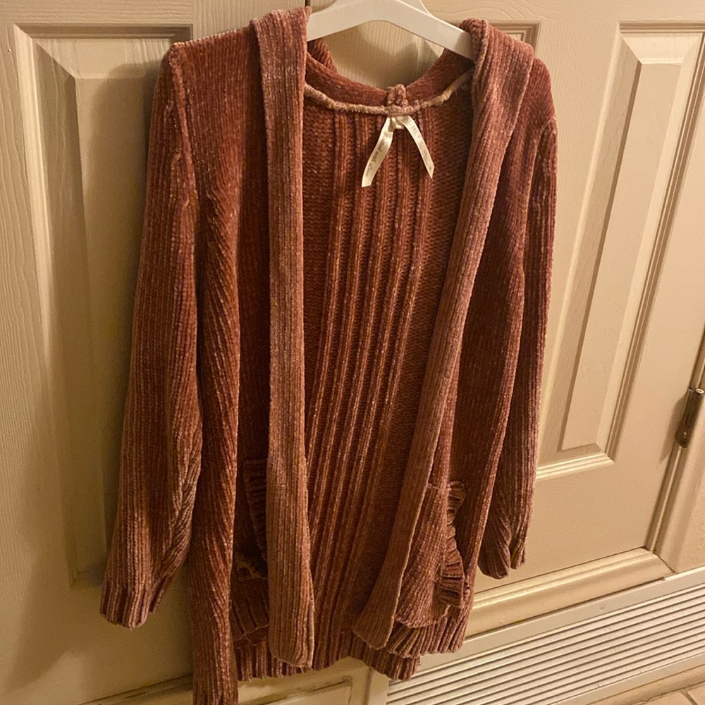 Pink cardigan